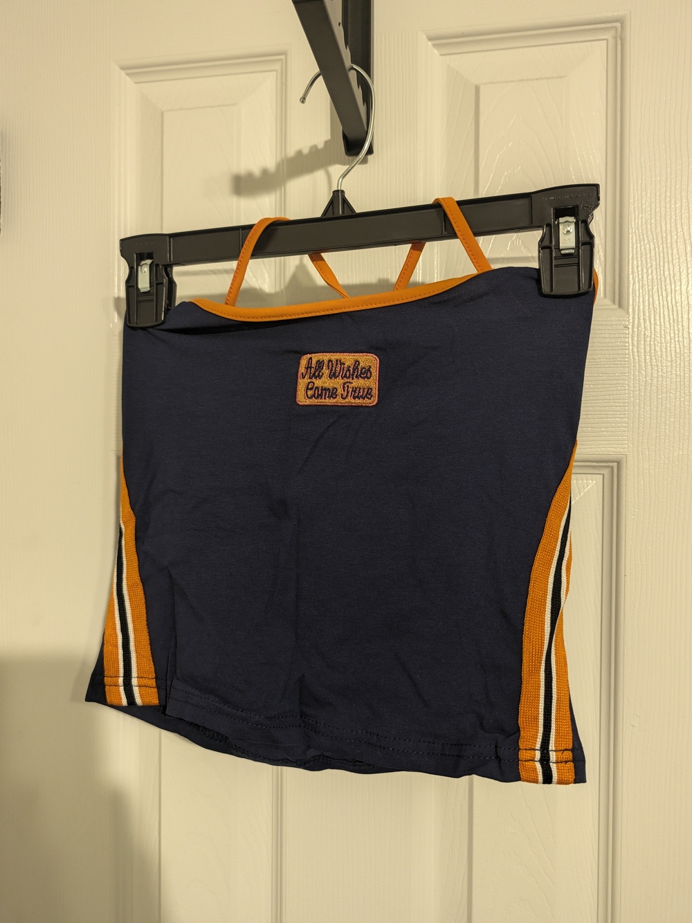 Women’s Navy and Orange Athletic Shorts — SHEIN ICON Women's Y2k Summer Outfits